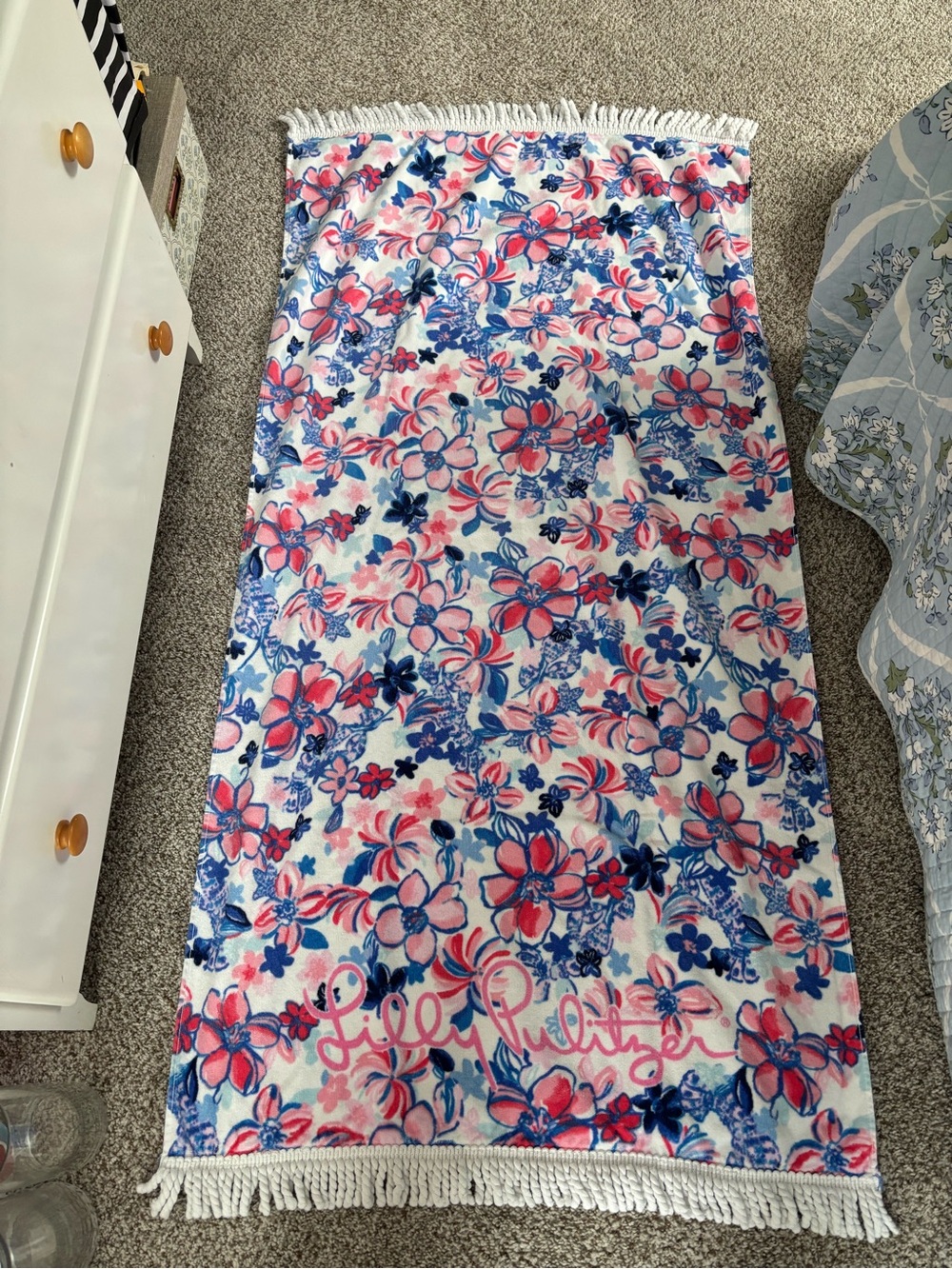 Lilly Pulitzer Floral Beach Towel